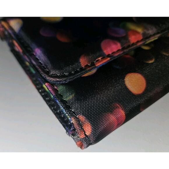 Kipling Wallet Crossbody Multicolor Bubble Pattern 7.5x4.75  * Read - Picture 7 of 12